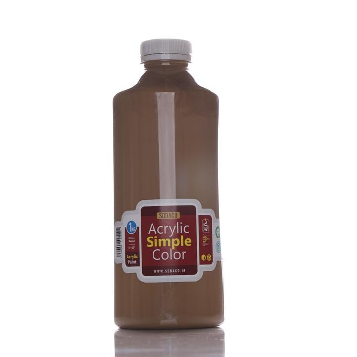 رنگ اکریلیک ساده 1 کیلویینسکافه ای کد acrylic simple 5330
